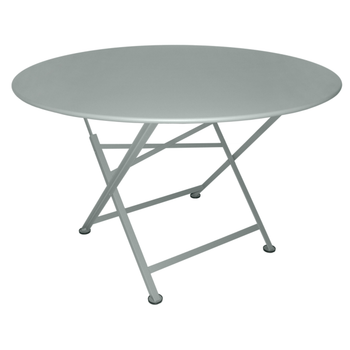 Visuel 1 du produit Table pliante Cargo coloris gris en acier Fermob - Ø 117 cm