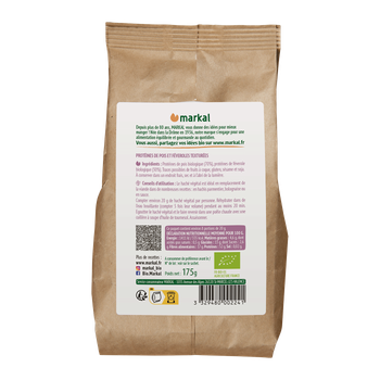 Visuel 1 du produit Haché végétal pois et feverole bio Markal - 175 g