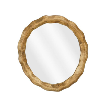 Visuel 1 du produit Miroir en bois de manguier Nick - 26,5 x 25 cm