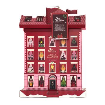 Visuel 1 du produit Calendrier de l’Avent avec assortiment de 12 thés et infusions bio Sip The Season Manoir anglais - les 24 sachets