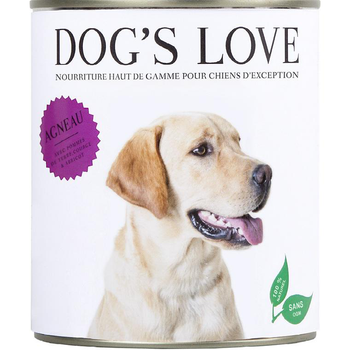 Visuel 1 du produit Pâtée naturelle pour chien à l’agneau - boite de 800 g