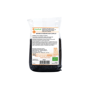 Visuel 1 du produit Sésame noir bio Markal - 250 g