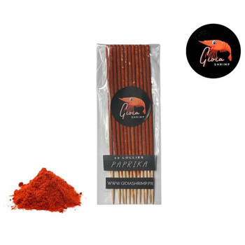 Visuel 1 du produit Lollies au paprika bio pour les crevettes d'aquarium Gioiashrimp – sachet de 12