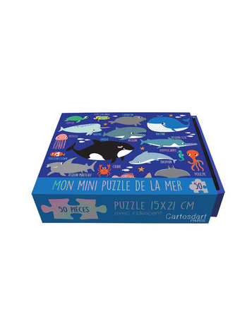 Visuel 1 du produit Mini puzzle de la mer Cartes d’art 50 pièces