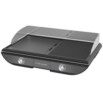 Visuel 1 du produit Plancha grill 2300 W avec deux zones de chauffe Riviera & Bar® QPL570 - 50 x 30 cm