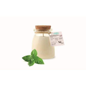 Visuel 1 du produit Bougie parfumée pot de yaourt Nao menthe - 120 g