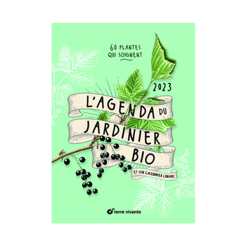 Visuel 1 du produit Le livre " Agenda du jardinier bio 2023 " aux Éditions Terre vivante