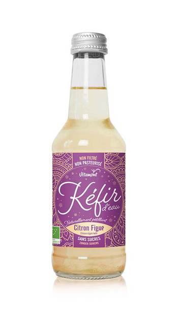 Visuel 1 du produit Boisson bio Kéfir citron figue Vitamont – 25 cl