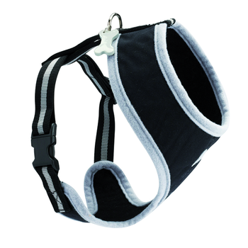 Visuel 1 du produit Harnais tee-shirt pour chien Arlequin noir - taille XS