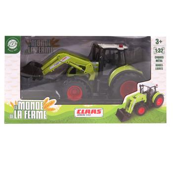 Visuel 1 du produit Tractopelle miniature échelle 1/32 Les amis de la ferme Claas 540 - 20 cm