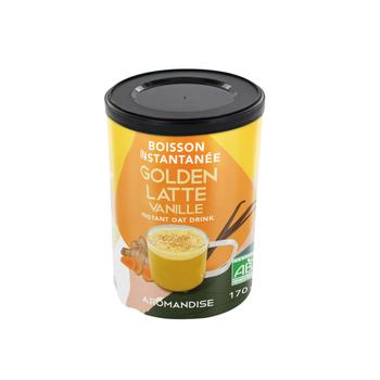Visuel 1 du produit Boisson instantanée Golden latte bio à la vanille Aromandise - 170 g