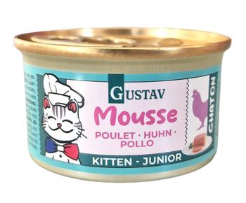 Visuel 1 du produit Pâtée pour chaton mousse de poulet Bubimex Gustav - 85 g