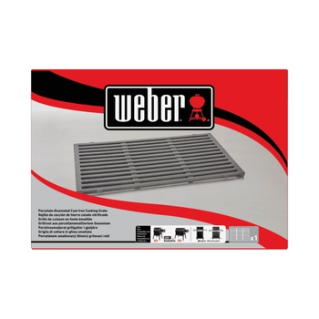 Visuel 1 du produit Grille en fonte d’acier émaillée noire pour barbecue Spirit 300 et Smokefire Weber