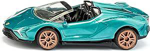 Visuel 1 du produit Voiture miniature bleue sous blister Siku Lamborghini Sian Roadster