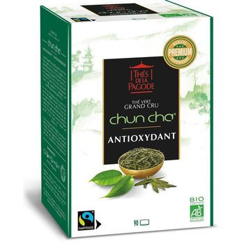 Visuel 1 du produit Thé Chun Cha bio Thés de la Pagode - 180 g / 90 infusettes