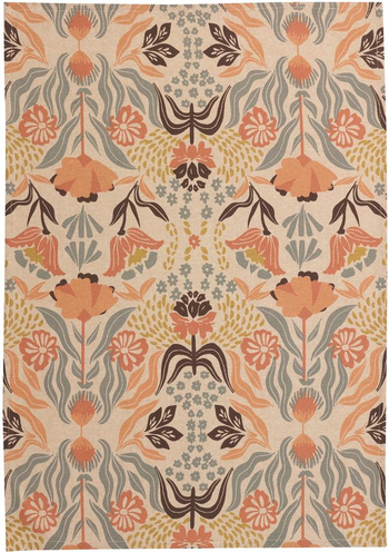 Visuel 1 du produit Torchon en coton imprimé multicolore Youri - 50 x 70 cm