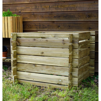 Visuel 1 du produit Composteur Jardipolys Cardon - 80 x 80 x 60 cm - 250 L