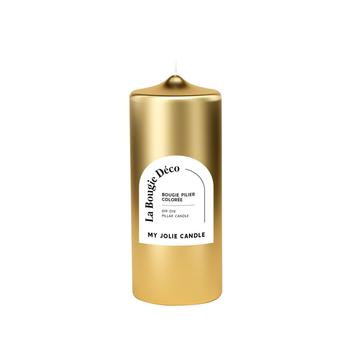 Visuel 1 du produit Bougie pilier en cire dorée Maison Berger - Ø 6 x H 15 cm