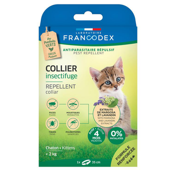 Visuel 1 du produit Collier insectifuge pour chaton 35 cm