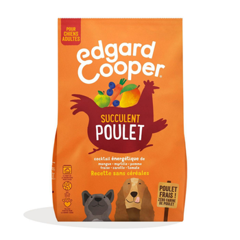 Visuel 1 du produit Croquettes pour chien adulte au poulet sans céréales Edgard & Cooper - 2,5 kg