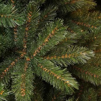 Visuel 1 du produit Sapin de Noël artificiel coloris vert avec toile de jute Forest Frosted - 90 cm