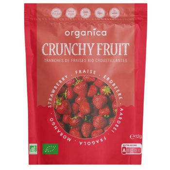 Visuel 1 du produit Fraises lyophilisées bio Organica - 12 g