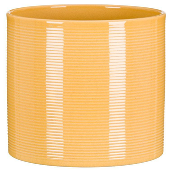 Visuel 1 du produit Cache-pot en céramique jaune Scheurich 828 Zabaione - Ø 12 cm