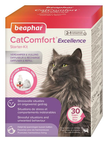 Visuel 1 du produit Diffuseur de phéromones pour chat Beaphar CatComfort Excellence avec recharge
