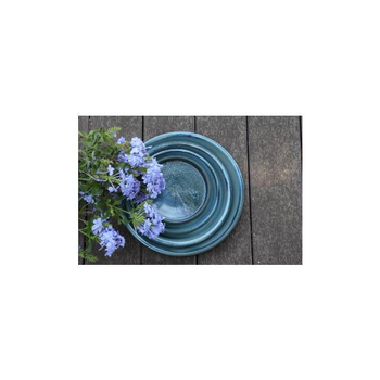Visuel 1 du produit Soucoupe gamme Les poteries d'Albi coloris bleu Ø 33 x 4 cm