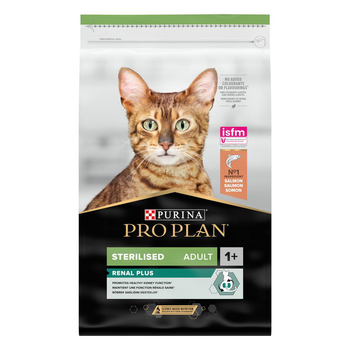 Visuel 1 du produit Croquette pour chat adulte stérilisé au saumon Pro Plan - 10 kg