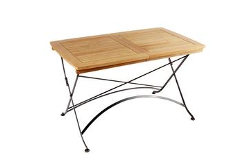 Visuel 1 du produit Table pliante extensible rectangulaire Norma - 120/160 x 70 x 74 cm