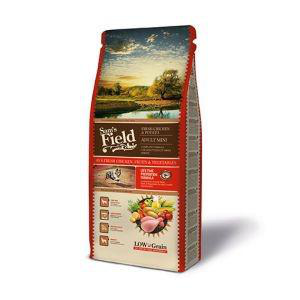 Visuel 1 du produit Croquette pour chien adultemini au poulet avec des pommes de terre Sam's Field - 2,5 kg