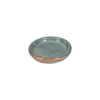 Visuel 1 du produit Soucoupe jade foncé KL en grès émaillé Ø 20 cm