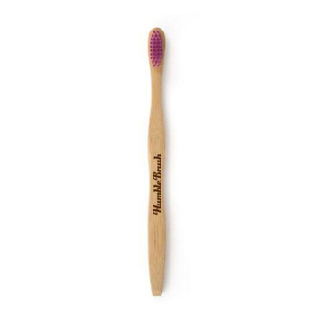 Visuel 1 du produit Brosse Ã  dents pour adulte en bambou souple coloris rose