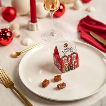 Visuel 1 du produit Caramels au beurre salé chalet du Père Noël bio Maison Armorine - 40 g