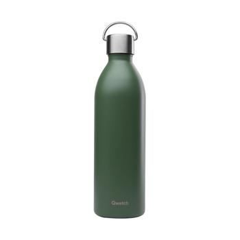 Visuel 1 du produit Bouteille isotherme en inox recyclé Qwetch Active Matt kaki - 1 L