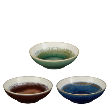 Visuel 1 du produit Coupe en grès de couleur Abbi - Ø 14 x H 4,5 cm