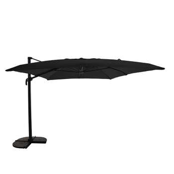 Visuel 1 du produit Parasol déporté rectangle Robusto KD coloris gris anthracite - 400 x 300 cm