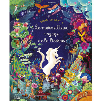 Visuel 1 du produit Livre "Le merveilleux voyage de la licorne" Collection cherche et trouve aux Éditions Lito