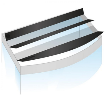 Visuel 1 du produit Volets pour aquarium 3 pièces, matière durable, JUWEL - modèle VISION 450