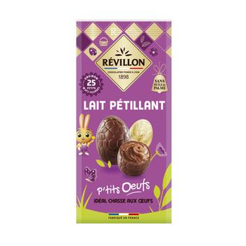 Visuel 1 du produit Petits œufs en chocolat Révillon lait pétillant - 120 g