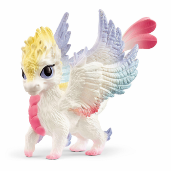 Visuel 1 du produit Figurine Schleich® Bébé Dragon Arc-en-ciel - 9,7 x 5,1 x 7,9 cm