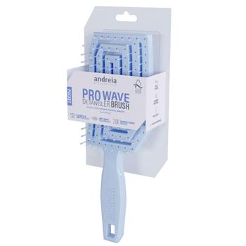 Visuel 1 du produit Brosse démêlante bleue pour les cheveux Pro wave pocket Andreia