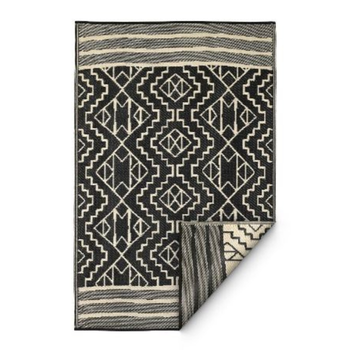 Visuel 1 du produit Tapis Kilimanjaro crème et noir