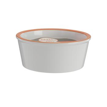 Visuel 1 du produit Bougie en cire blanche dans coupelle terracotta Estivade - Ø 12 cm
