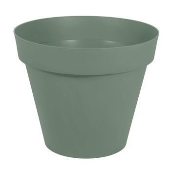 Visuel 1 du produit Pot rond en polypropylène vert laurier Eda Toscane 356 L - Ø 98,5 x H 79,5 cm