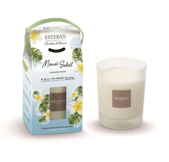 Visuel 1 du produit Bougie parfumée initiale Esteban senteur Monoï soleil - 180 g