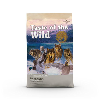Visuel 1 du produit Croquettes pour chien adulte sans céréales canard Taste of the Wild Wetlands - 5,6 kg