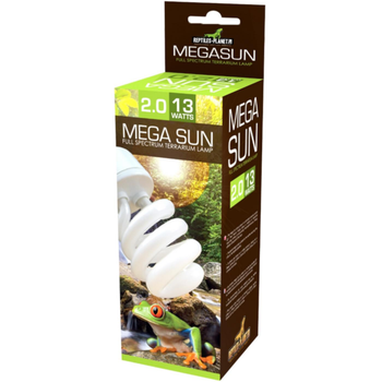 Visuel 1 du produit Lampe pour terrarium Reptile Planet Mega Sun UVB 2.0 13W