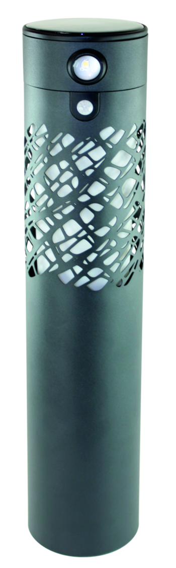 Visuel 1 du produit Balise et spot Allegra détection coloris gris en acier Watt & Home - 62 cm